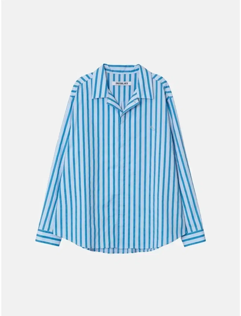 Enzo Blues Pixel Logo Boxy T-shirt (White) #엔조블루스,#엔조